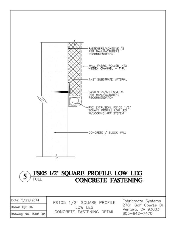 CONCRETE FASTENING - FS105-003