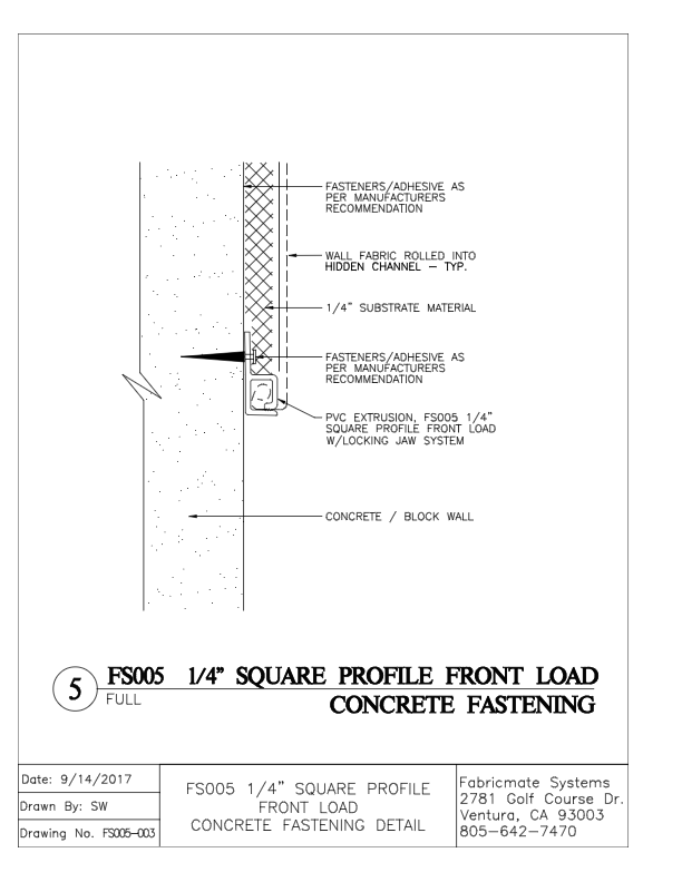 CONCRETE FASTENING - FS-005-003