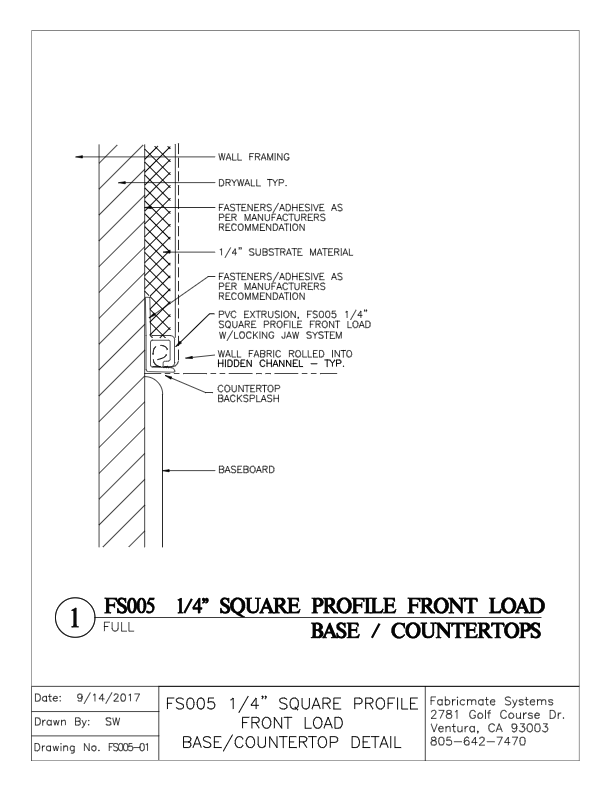 BASE COUNTERTOPS - FS005-001